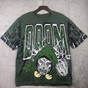 NWOT Marvel Dr Doom AOP oversized shirt size medium. Lightning bolts